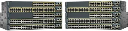 سوئیچ شبکه سیسکو مدل WS-C2960S-48FPS-L با 48 پورت گیگابیت و پشتیبانی از PoE