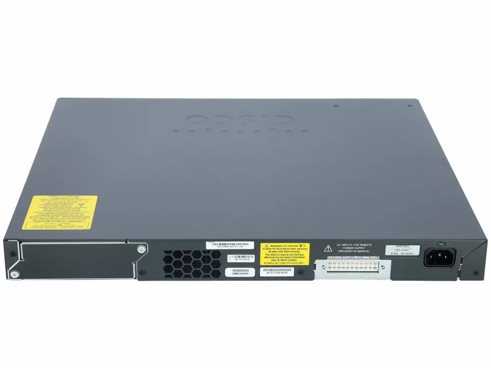 سوئیچ شبکه سیسکو مدل WS-C2960S-48LPS-L با ۴۸ پورت گیگابیت PoE و ۴ پورت SFP مناسب شبکه‌های سازمانی