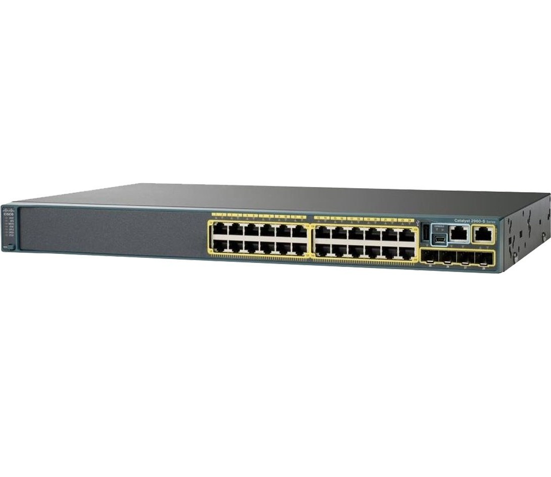 تصویر از سوییچ شبکه سیسکو مدل WS -C 2960 + 24 PCL