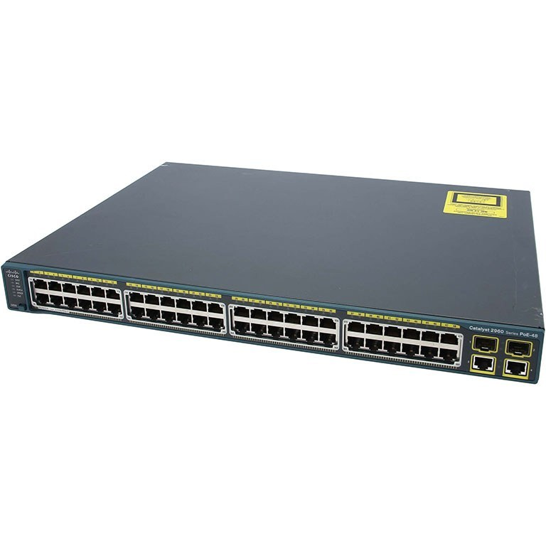 تصویر از سوئیچ سیسکو مدل WS-C2960+48PST-L(استوک-ریفر)