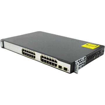 تصویر از سوئیچ 24 پورت سیسکو مدل WS-C3750G-24PS-S(استوک-ریفر)