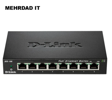 تصویر از سوییچ 8 پورت گیگابیت دی لینک مدل DGS-108GL