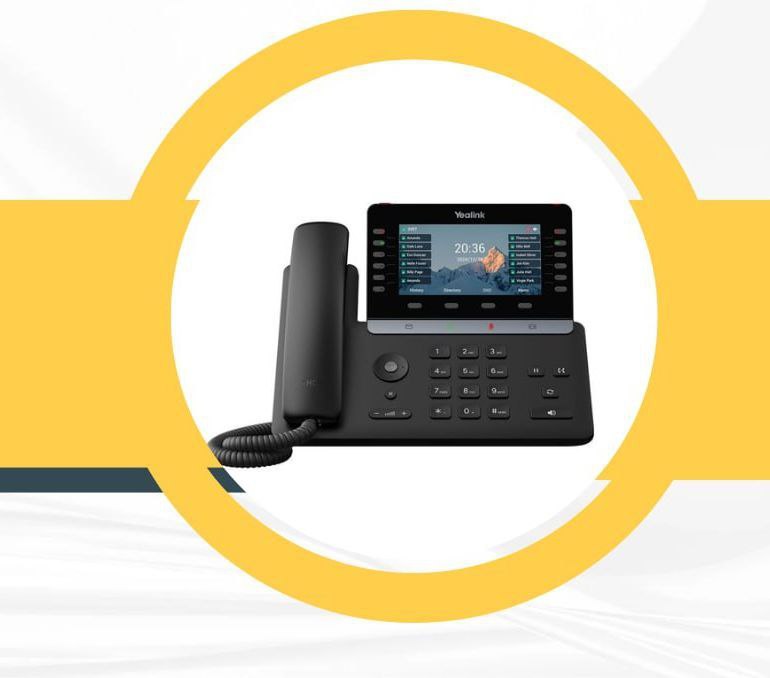 تصویر از تلفن Yealink Sip T87W