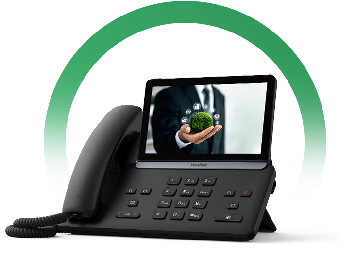 تصویر از تلفن Yealink Sip T87W