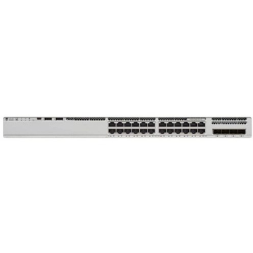 سوئیچ Cisco C9200L-24T-4X-E با ۲۴ پورت گیگابیت و ۴ پورت آپلینک 10G