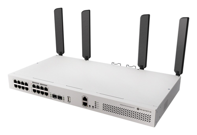 تصویر از سوئیچ میکروتیک مدل CRS418-8P-8G-2S+5axQ2axQ-RM