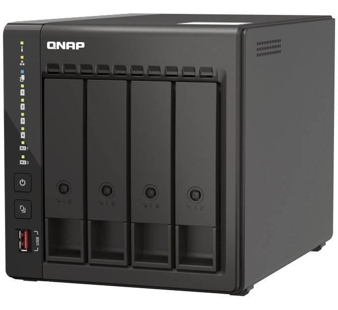 تصویر از ذخیره ساز کیونپ مدل QNAP TS-453E-8GB