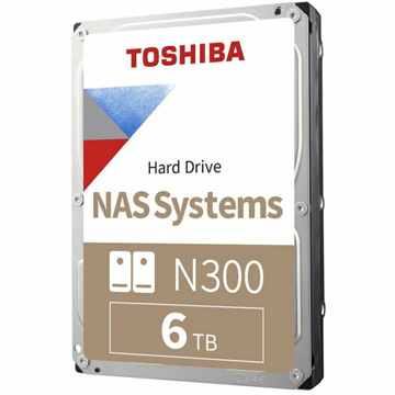 تصویر از Toshiba N300 6TB NAS 7200RPM SATA HDD (HDWG760)