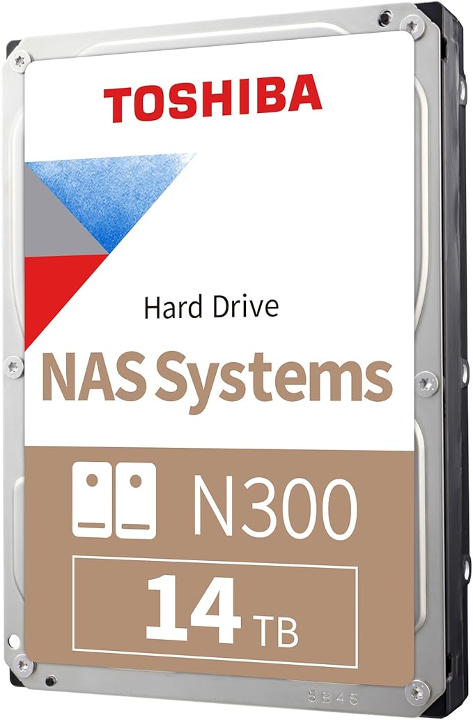 تصویر از Toshiba N300 14TB NAS 7200RPM SATA HDD (HDWG51E)